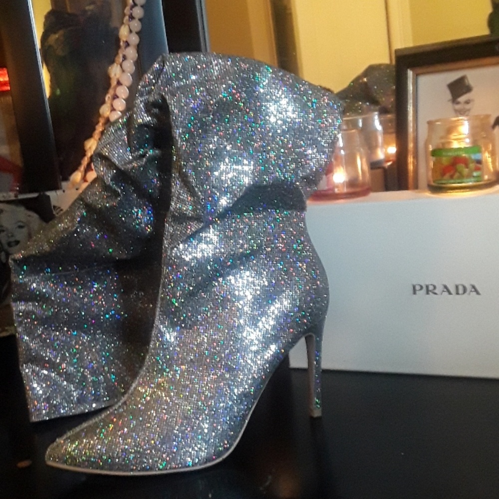 Thigh High glitter boots